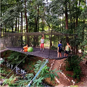 air de jeux à Eus près de Prades dans les Pyrénées-Orientales 66