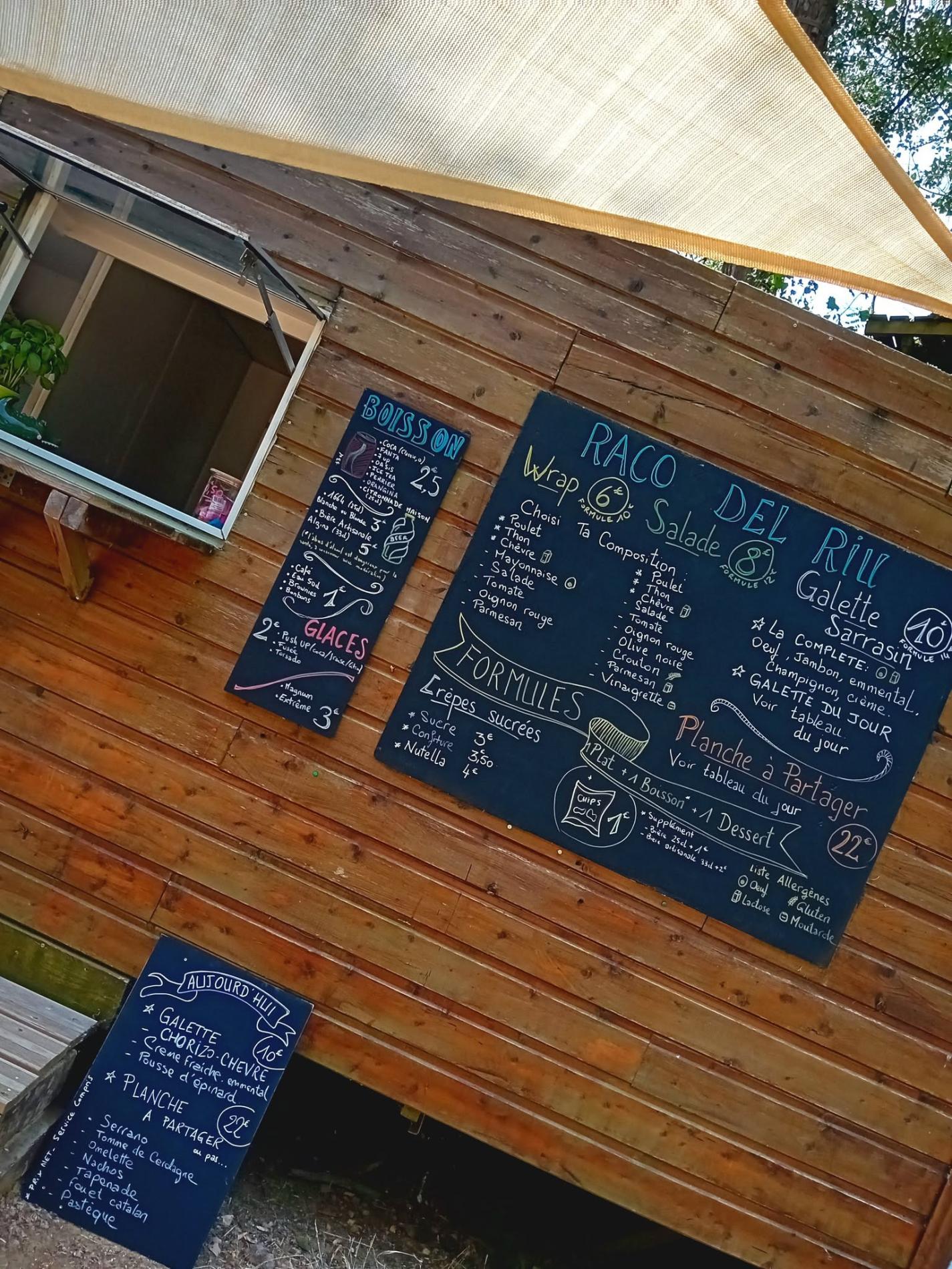 Notre snack sur place !